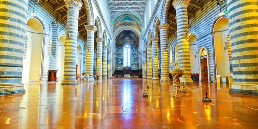 Duomo di Orvieto, basamenti antisismici ENEA per le statue di Mochi
