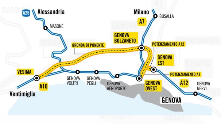 Gronda di Genova, online analisi costi benefici, il MIT boccia la Gronda